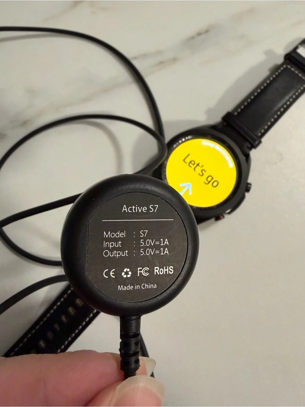 Samsung Galaxy Watch 3 Active S7 Classic Black Leather Smartwatch